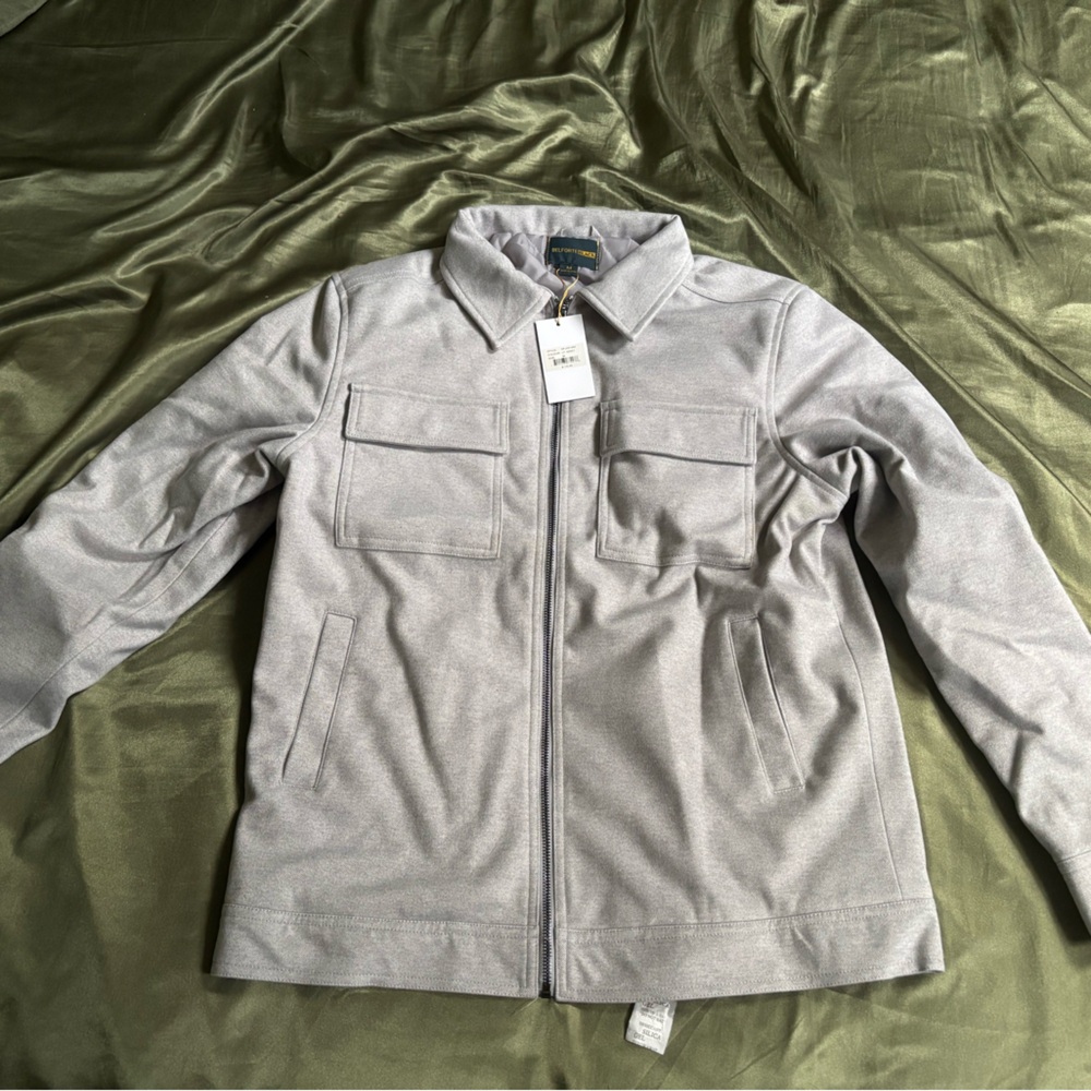 Belford Black Men's Gray Bomber Jacket